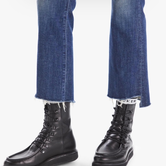 NWT MOTHER JEANS THE INSIDER CROP STEP FRAY GIRL CRUSH - Picture 6 of 10